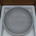 Gusto Nostro 8" Decorative Travertine Bowl for Coffee Table - Elegant Centerpiece, Aesthetic Fruit Bowl for Kitchen Counter - Heavy Stone Entryway Catch all, Jewelry, Potpourri - Travertine Decor