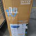 INTEX Metal Frame 10 ft x 30 in Above Ground Pool Set, Round Swimming Pool with Steel Frame, 330 GPH Cartridge Filter Pump, and Type H Filter Cartridge
