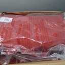 Arden Foam Patio Dining Outdoor Chair Cushions, 20 x 44, Premium High-Density Foam, Never Flattens, Weather-Proof for Outdoor Chairs, Ruby Red Leala, 1 Pack