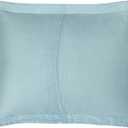 Laura Ashley - King Quilt Set, Reversible Cotton Bedding with Matching Shams, Pre-Washed Home Decor for Added Softness (Saltwater Blue, King)