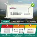 3 x EZ Pass Holder with Dual Suction Cups  Windshield Transponder Mount for Car  Only Fits EZ Pass Mini (3.7" x 1.9")  Requires Removing Original Velcro