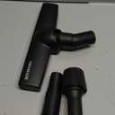 For Carpet & Hard Floors Vacuum Brush Attachment with Horse Hair Bristles and Wheels Using On Any Surface without Scratches - Hardwood Floor Attachments plus Vacuum Hose Adapter (32MM & 35MM Attachment)