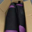 Skechers Memory Foam Car Seat Covers, Air Cool Mesh Thick Seat Covers,Car Seat Covers Front Seats,Airbag Compatible, Automotive Comfort Protection for Most Cars,Van,Trucks, SUVs,Purple