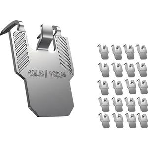 New 20pcs 40 lb Drywall Picture Hangers Claw, Heavy Duty Damage Free Wall Picture Hanging Hooks, Picture Frame Hooks Kit for Room Office Decor