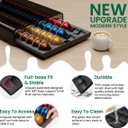 Coffee Pods Storage for Nespresso Vertuo Capsules Organizer, with Arcylic Top & Plastic Drawer, Holds 40 Pods