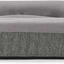 Casper Dog Bed, Plush Memory Foam, Medium, Gray, 25.0"L x 33.0"W x 6.0"Th