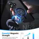 Magnetic for iPhone 17 Case, [Anti-Slip] [Military-Grade Drop Protection] [Camera Protection] Skin-Friendly Slim Translucent Shockproof Protective for iPhone 17 Phone Case, Black