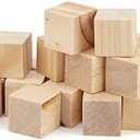 Wood Blocks for Crafts, Unfinished Wood Cubes, 3cm Natural Wooden Blocks, Pack of 30 Wood Square Blocks, Wooden Cubes for Arts and Crafts and DIY Projects, Size:1.18"
