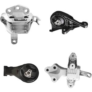 4Pcs Engine Motor Mount Kit - Compatible with Cruze 2011-2017 & Limited 2016 1.4L Automatic Transmission, Replaces A5430 A5510 A5563 A5579 GP3223 GP3226 GP3265 GP3234