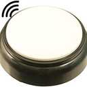 Talking Large Button Alarm Clock - Telling Time and Date for Elderly, Impaired Sight or Blind (White)