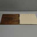 Wooden Rustic Guest Book with 110 Pages Lined 11" x 8.7"