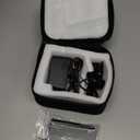 Insert Type Headlight for Dental Loupes Portable LED Headlamp for Magnifiers Rechargeable Battery (Black)