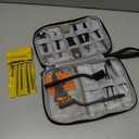 43Pcs 3D Printer Tools Kit, Complete 3D Printing Accessories & Maintenance Set for All FDM and SLA Printers | Includes Nozzle Cleaning Kit, Scrapers, Brushes, Wire Cutters, Engraving Knife, Files
