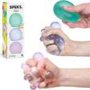 Speks Gump Squishy Stress Balls, Silent Sensory Tool for Stress Relief, Small