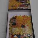 Galison Autumn in The Neighborhood 1000 Piece Puzzle from Galison - 27" x 20" Beautifully Illustrated Puzzle from Joy LaForme, Thick & Sturdy Pieces, Challenging Activity for Adults, Unique Gift Idea!