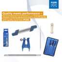 PFERD Chain Saw File, Round, 8 inch x 7/32 inch, Spiral Cut, Classic Line, 17039  for Manually Sharpening Chain Saws (Gray)