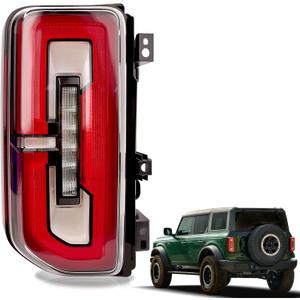 Tail lights Compatible with 2021-2025 Ford Bronco Rear Lights Assemblies OE Factory Style LED Model Taillights Replace M2DZ13405B (Bronco, Left Driver Side)