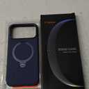 TORRAS Ostand Q3 Silicone for iPhone 17 Pro Max Case, Fit for MagSafe, 360 Spin Ring Holder Stand, Soft Liquid Silicone Cozy Grip, Camera Control, Protective Case for iPhone 17 Pro Max, Deep Blue