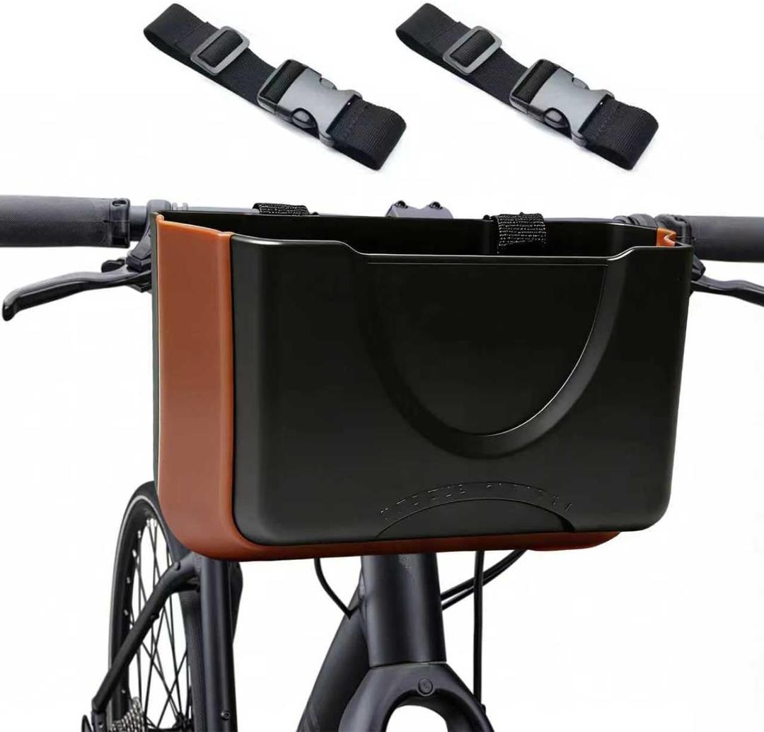Foldable Bike Basket Detachable - Universal Fit for Bicycles, Scooters, Wheelchairs | Lightweight Storage for Commute, Keys, Wallets