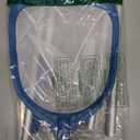 Professional Pool Skimmer Net 57 inch with 4 Aluminum Poles - Fine Mesh for Fast Debris Removal - Ideal Pool Nets for Cleaning Ponds, Spas, and Hot Tubs - Efficient Pool Maintenance