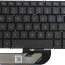 AUTENS US Keyboard for Dell Inspiron 5300 5301 5390 5391 5400 5401 5402 5405 5406 5408 5409 5490 5493 5494 5498 7300 7306 7390 7391 7400 7405 7490 7491 Laptop No Frame (Black, Backlight)