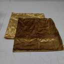 GIGIZAZA Gold Velvet Decorative Throw Pillow Covers,18x18 Pillow Covers for Couch Sofa Bed 2 Pack Soft Cushion Covers