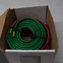 RX WELD Oxygen Acetylene Hose 1/4-Inch  50 Feet with 9/16"-18 B Fittings, Torch Hose, Grade R