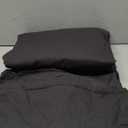 Bedsure King Comforter Set, Black Soft Prewashed Bedding for All Seasons, 3 Pieces GentleSoft Bed Set, 1 Lightweight Comforter (104"x90") and 2 Pillowcases (20"x36")