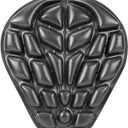 Motorcycle Seat Cushion Inflatable Pad, Pressure Relief Ride Motorcycle Air Cushion Cover Large for Cruiser Touring Saddles Compatible with Harley Davidson Motorcycle (Waterproof-Black)