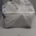 Shimeyao 4 Pcs Wire Mesh Baskets 12.6 x 9.4in Metal Wire Storage Baskets with Handle Steel Organizers Bin Containers for Home Organizing Cabinet CD Storage Pantry Kitchen Fridge Fruit Snacks(White)