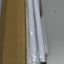 White Shower Curtain Rod 31 to 80 Inch,1 Inch Diameter Adjustable Spring Tension Stainless Steel Telescoping Rod,Easy Install,No Rust