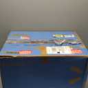 Fafaland Safety Fence Garden Netting Roll 4 X 100 Feet with Zip Ties, Temporary Reusable Plastic Mesh Fencing Netting for Snow Fence, Animal Barrier, etc. (4' X 50‘ SW, Green)