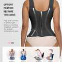 FeelinGirl Waist Trainer for Women Tummy Control Waist Cincher Belt Workout Body Shaper Vest with Adjustable Shoulder Strap
