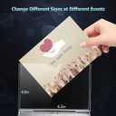 KYODOLED Clear Donation Box for Fundraising, Suggestion Box with Lock and Key, Raffle Box for Tickets with Sign Holder, Tip Jar for Event and Organization, 6.1"x4.3"x3.8", 3PACK(Sign Card Not Contain)