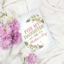 3 x Mother's Day Card for Daughter, Floral Mothers Day Card Gift from Mom or Dad, For My Daughter On Mother's Day, Happy Mothers Day Card