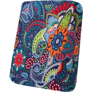hyha Printed Couch Cushion Covers, Floral Sofa Covers Washable for Cushion Couch, Stretch Pattern Outdoor Cushion Covers for Patio Furniture with Elastic Bottom(Small, Paisley)