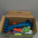 unanscre Gardening Tool Set for Kids, with Toddler Wheelbarrow, Watering Can, Spray Bottle, Double Rake, Shovel, Trowel, Pruner, Flowers Kit, Apron, Pretend Play Garden Toys for Age3+ Outdoor Yard