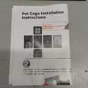 Glass Terrarium Tank 8"x8"x12", Front & Top Opening Door Full View Visually Appealing Mini Reptile or Amphibians Habitat