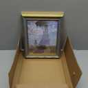 GULETHUN Vintage Gold Raised Frame with Blue Accent, 8x10 Ornate Picture Frames, Home Decor Antique Gallery Poster Photo Frames 8 by 10, Horizontal or Vertical Display