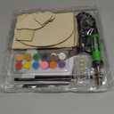 Craft Culture Beginners Wood Burning Kit for Kids, Teenage Boys & Girls - Easter Gifts for Boy & Girl - Craft Projects Birthday Gift Idea for Children Teen Woodburning DIY Hobby Kits Art Activities