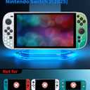 Slim Dock-Friendly Hard Shell Protective case for Switch 2 (2025), White, Compatible with Joy-con, Anti-Fingerprint, Precise Cutouts, Travel-Friendly