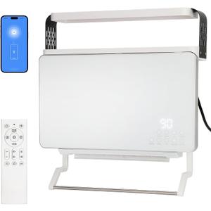 Wall Mounted Heater 1800W, Wall Mounted Space Heater with Storage Rack
