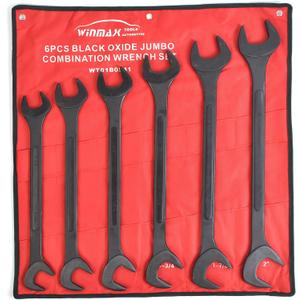 6 Piece SAE Jumbo Angle 1 3/8" to 2" Wrench Set
