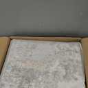 Tortania Washable 9x12 Area Rug for Living Room: Modern Abstract Neutral Large Soft Thin Rugs - Non Slip Indoor Carpet for Bedroom Dining Room Office Nursery Home Floor Decoration - Brown Grey