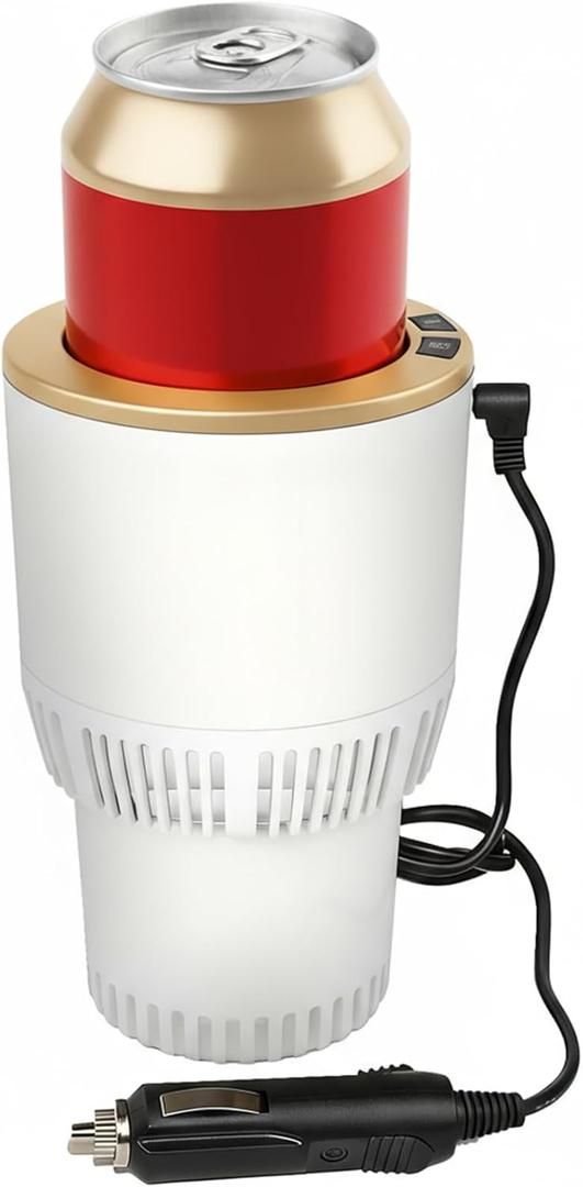Premium 2-in-1 Car Cup Warmer Cooler Smart Cup Mug Holder | Perfect Car Tumbler Holder for Commuter/Road Tripper Present