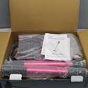 12-in-1 Steam Mop, Steam Cleaner Detachable, Extendable Hose, 23FT Power Cord, 440ml Removable Tank, 260F Floor Steamer, 3-Level Control, Multi-Purpose for Hardwood, Tile, Grout, Windows, Kitchen (Magenta & Gray)