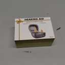 Hearing Aids for Seniors Rechargeable with Noise Cancelling, Hearing Amplifier with 5 Levels of Volume Adjustmen, Simple to Operate and Hear Clear Sound (Beige)