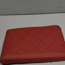 Hovom Car Center Console Armrest Pillow, 12.6"7.87"1.97" Leather Arm Rest Cover for Cars, Soft Comfortable Auto Armrest Cushion Pad, Vehicle Middle Console Cover, Car Accessories (Wine Red)