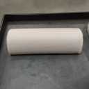 5 STARS UNITED Knee Pillow for Back Sleeping  Memory Foam Cushion for Sciatica Pain Relief  Under Leg Support for Sleeping on Back  Half Moon Bolster for Bed, White (Standard)