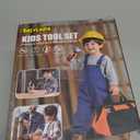 27PCS Orange Kids Tool Set with Tool Storage Bag, Real Hand Tools Kit for Boys Girls, Children Learning Tools for DIY Building, Woodworking & Construction, 6 7 8+ Year Old Boy Christmas Birthday Gift